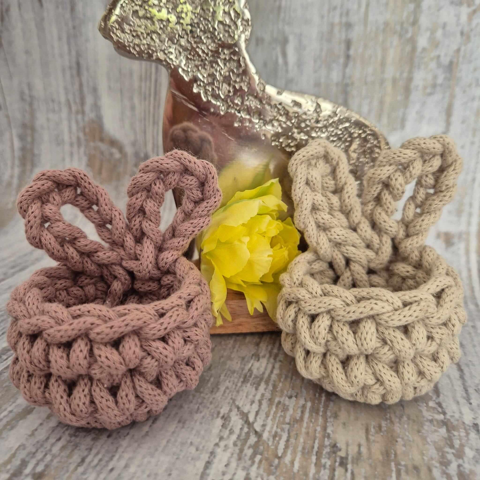 Hasen-Eierwärmer gehäkelt – nachhaltige Osterdeko aus Baumwolle - FRANZISWELT -2024-