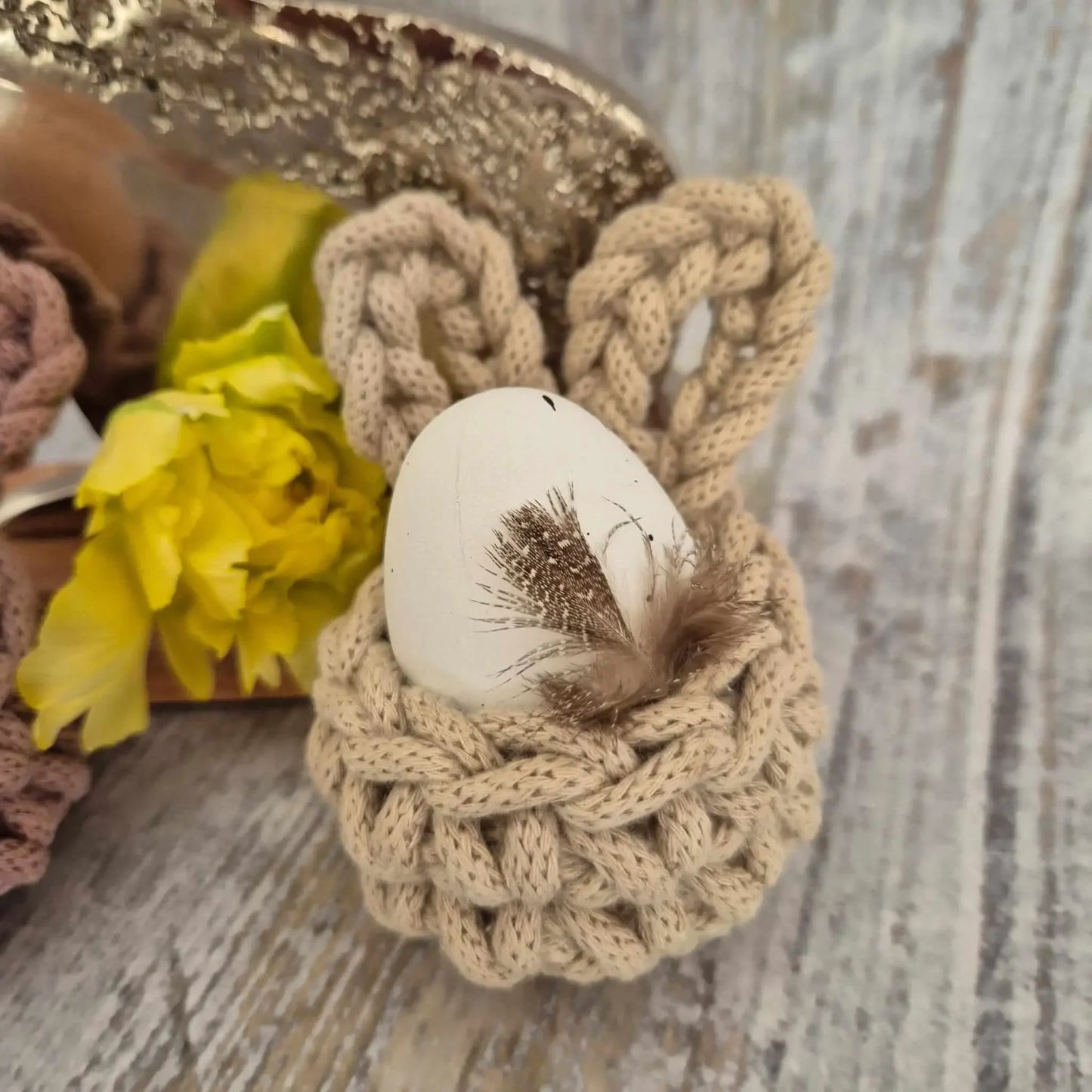 Hasen-Eierwärmer gehäkelt – nachhaltige Osterdeko aus Baumwolle - FRANZISWELT -2024-