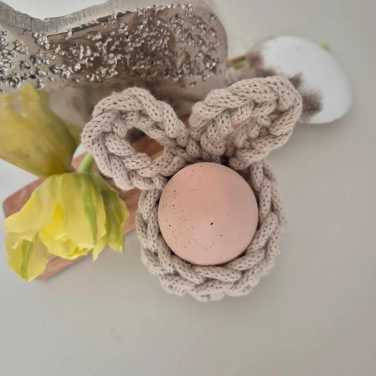 Hasen-Eierwärmer gehäkelt – nachhaltige Osterdeko aus Baumwolle - FRANZISWELT -2024-