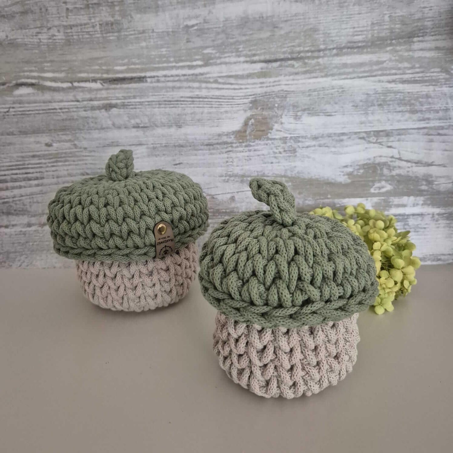 Eichel-Körbchen gehäkelt – handgemacht & nachhaltig - FRANZISWELT -2024-