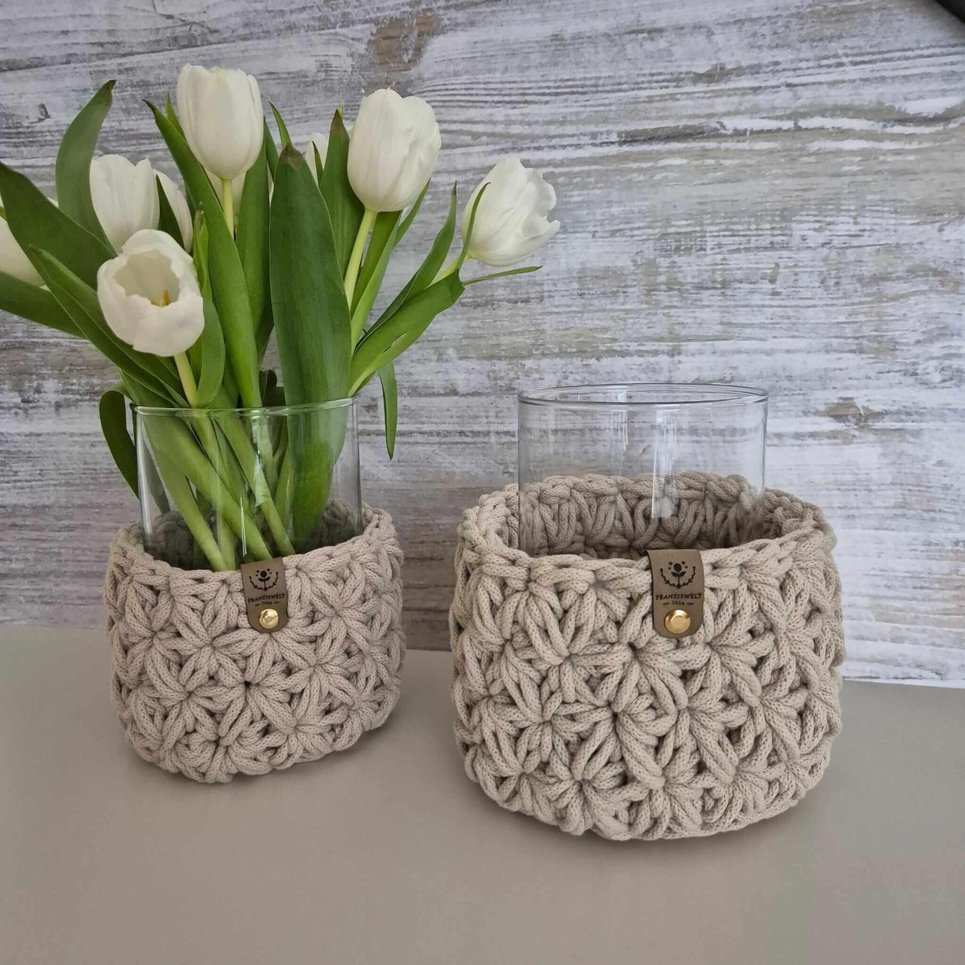 Häkelkorb mit Blumenmuster - FRANZISWELT -2024-