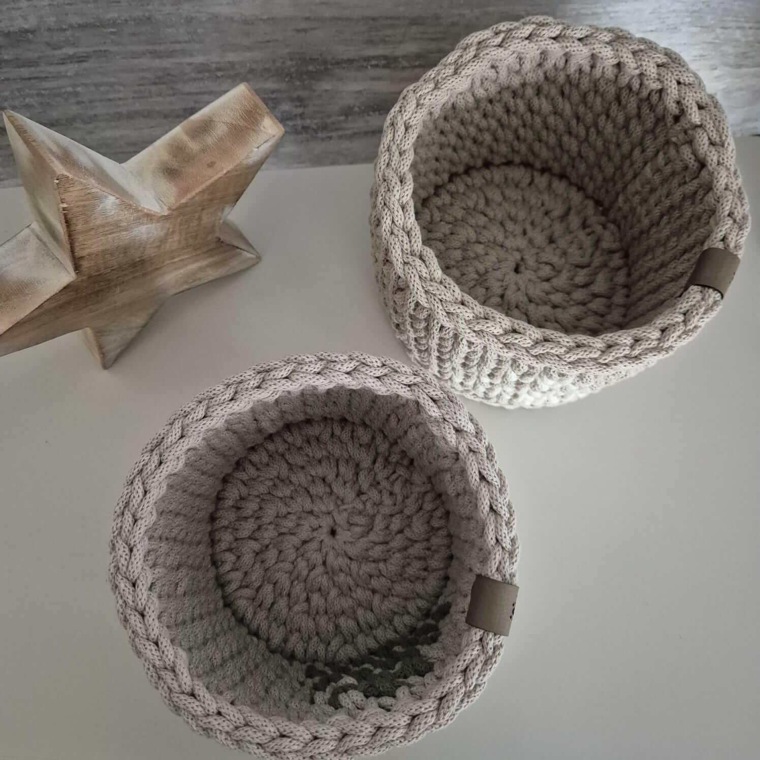 Häkelkorb mit Tannenbaummuster – handgemacht & nachhaltig - FRANZISWELT -2024-