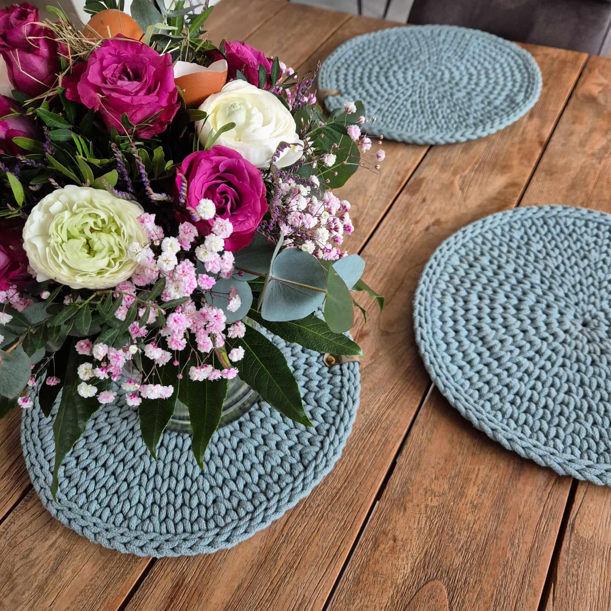 Untersetzer & Platzsets aus Baumwolle – Gehäkelte, nachhaltige Tischdeko - FRANZISWELT -2024-