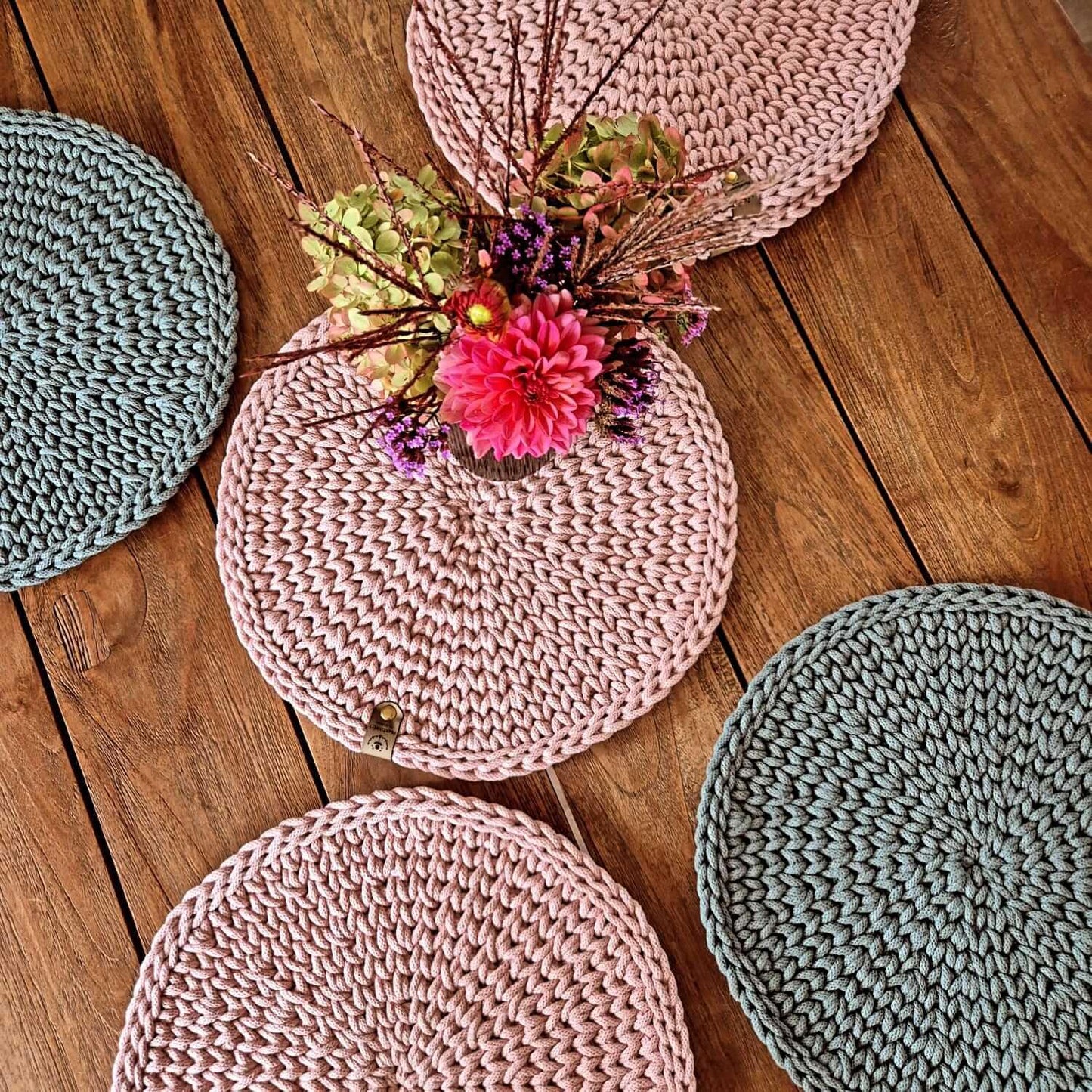 Untersetzer & Platzsets aus Baumwolle – Gehäkelte, nachhaltige Tischdeko - FRANZISWELT -2024-